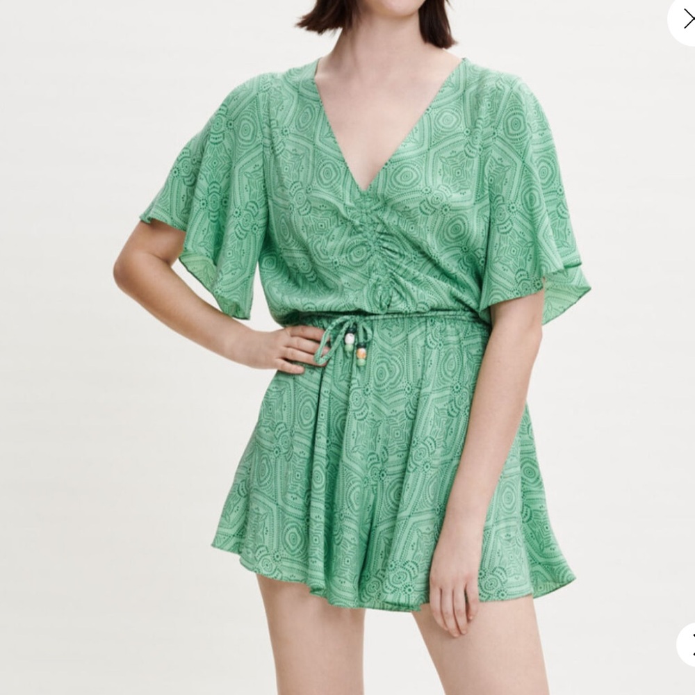 Like New Maje Fluid Printed Playsuit Size 38 / M